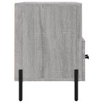 vidaXL Meuble TV Sonoma gris 80x36x50 cm Bois d'ingénierie