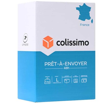 Colissimo Prêt-à-Envoyer France - Boîte de taille L - 5 kg