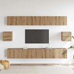 vidaXL Ensemble meuble TV 6 Pièces Artisan ancien 100 x 30 x 30 cm
