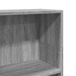 vidaXL Bibliothèque sonoma gris 40x24x109 cm bois d'ingénierie