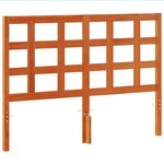 vidaXL Tête de lit cire marron 135 cm bois massif de pin