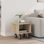 vidaXL Meuble TV Chêne Sonoma 37 x 35 x 35 cm Bois d'ingénierie