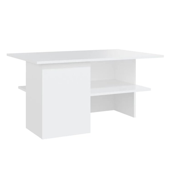 vidaXL Table basse Blanc 90x60x46 5 cm Aggloméré