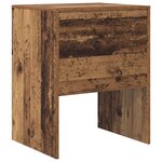vidaXL Bureau d'écriture rustique Bois ancien Bois d'ingénierie