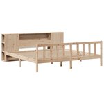 vidaXL Lit bibliothèque sans matelas 180x200 cm bois massif de pin