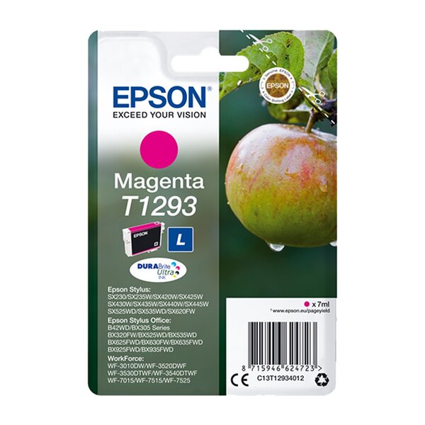 Epson cartouche d’encre durabrite ultra ink magenta t1293 (lot de 2)