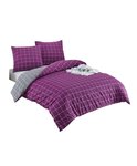 Parure de lit violette TRENDY 240 x 220 cm