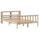 vidaXL Cadre de lit sans matelas 140x200 cm bois massif de pin