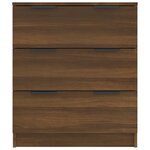 vidaXL Buffet chêne marron 60x30x70 cm Bois d'ingénierie