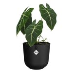 Pot de fleur Jazz Rond - Noir Ø 26 x hauteur 24 cm - Intérieur 100 recyclé