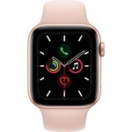 Apple Watch Series 5 Cellular 44 mm Boîtier en Aluminium Or avec Bracelet Sport Rose - M/L