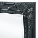 vidaXL Miroir mural style baroque 100x50 cm noir