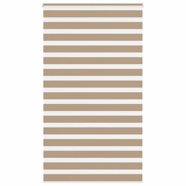 vidaXL Store zèbre marron sable largeur du tissu 120 9 cm polyester