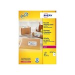Boîte de 400 étiquettes adresse laser recyclées blanc 99,1 x 139 mm avery