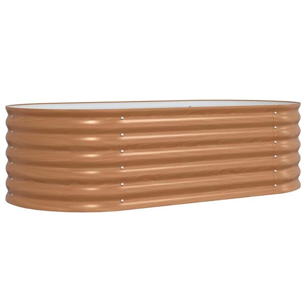 vidaXL Jardinière surélevée Marron 160 x 80 x 44 cm Acier
