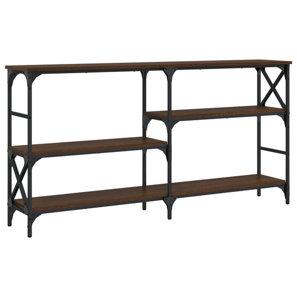 vidaXL Table console chêne marron 150x29x76 5 cm bois d'ingénierie