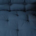 vidaXL Coussin de canapé sur palette 3 Pièces Indigo tissu