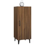 vidaXL Buffet Chêne marron 34 5x34x90 cm Bois d'ingénierie