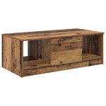 vidaXL Table basse Bois ancien 100 x 50 x 36 cm Bois d'ingénierie