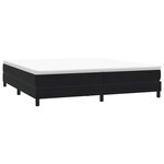 vidaXL Sommier à lattes de lit sans matelas noir 200x220 cm velours