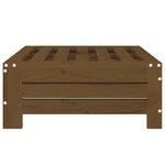 vidaXL Couvercle de base de parasol marron miel bois massif de pin