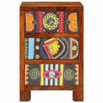 vidaXL Table de chevet 40x40x60 cm bois d'acacia massif