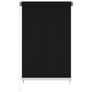 vidaXL Store roulant d'extérieur 140x230 cm Noir