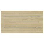 vidaXL Ensemble de meubles de bain 2 Pièces Chêne sonoma Aggloméré