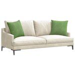 vidaXL Coussins de canapé 2 Pièces Vert clair 50 x 50 cm