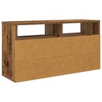 vidaXL Basboard avec tiroir Bois ancien 72 x 22 5 x 38 cm