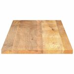vidaXL Dessus de table 140x60x3 8cm rectangulaire bois massif manguier