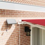vidaXL Auvent Rétractable with 400 × 350 cm Rouge