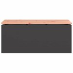 vidaXL Banc de jardin Noir 100 x 40 x 43 cm Acier