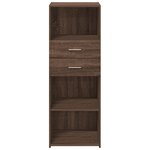 vidaXL Buffet haut chêne marron 45x42 5x124 cm bois d'ingénierie