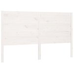 vidaXL Tête de lit Blanc 206x4x100 cm Bois massif de pin