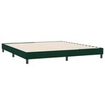 vidaXL Sommier à lattes de lit sans matelas vert foncé 180x220 cm