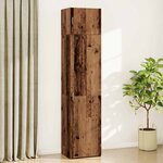 vidaXL Armoire de rangement Montage mural Bois ancien 50 x 41 x 225 cm