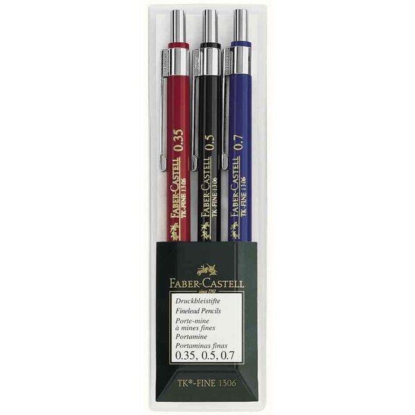 Porte-mines TK-FINE 1306  étui de 3 FABER-CASTELL