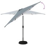 vidaXL Parasol de jardin avec lampes LED 300 x 300 cm Polyester