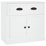 vidaXL Buffet blanc 70x35 5x67 5 cm bois d'ingénierie