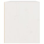 vidaXL Armoire murale Blanc 45x30x35 cm Bois de pin massif