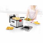 Princess friteuse superior 3 l 3200 w argenté 183001