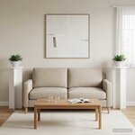 vidaXL Support de Plante 2 pièces Blanc Ø40 x 100 cm Bois d'ingénierie