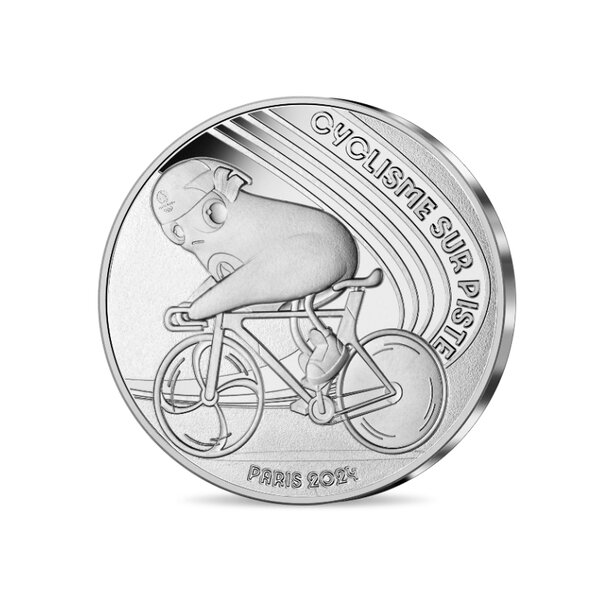 France 2023 - collection mascotte jo paris 2024 - vague 1-10€ argent nâ°8/18