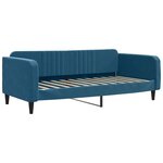 vidaXL Lit de repos bleu 90x200 cm velours