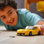Lego 76901 speed champions toyota gr supra  jouet voiture de course avec pilote  enfant 7 ans et plus