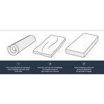 Matelas mousse ferme Hahtuva 90 x 200 x 14 cm