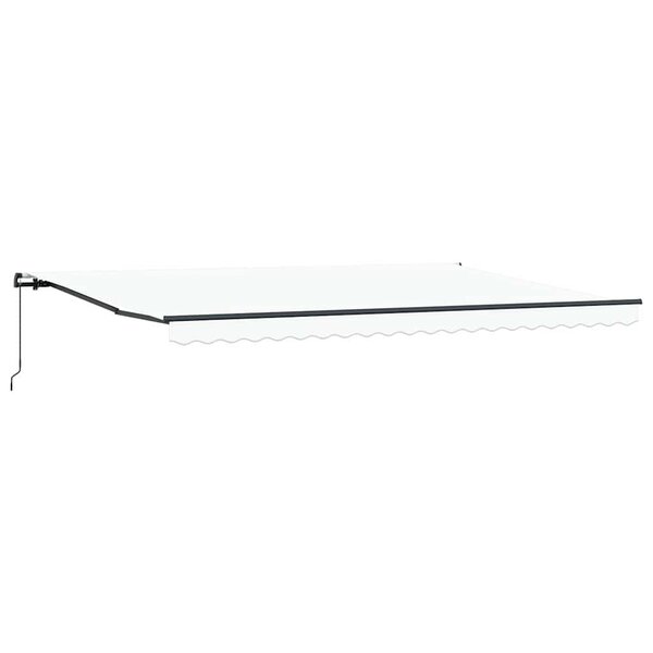vidaXL Auvent Blanc 500 × 300 cm tissu