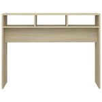 vidaXL Table console chêne sonoma 105x30x80 cm bois d'ingénierie