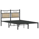 vidaXL Cadre de lit sans matelas chêne sonoma 120x200 cm